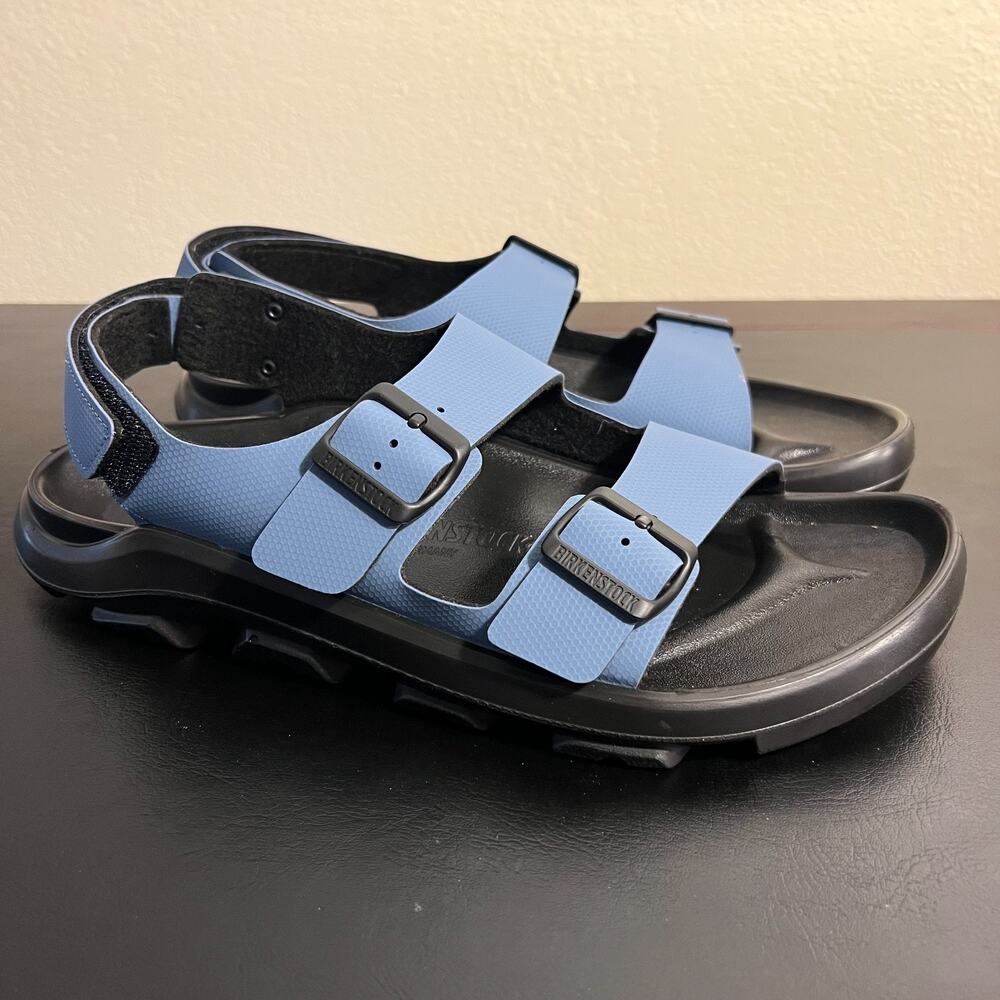 Birkenstock Mogami Terra Sandals Mens US 11 EU 44 Elemental Blue Birko-Flor